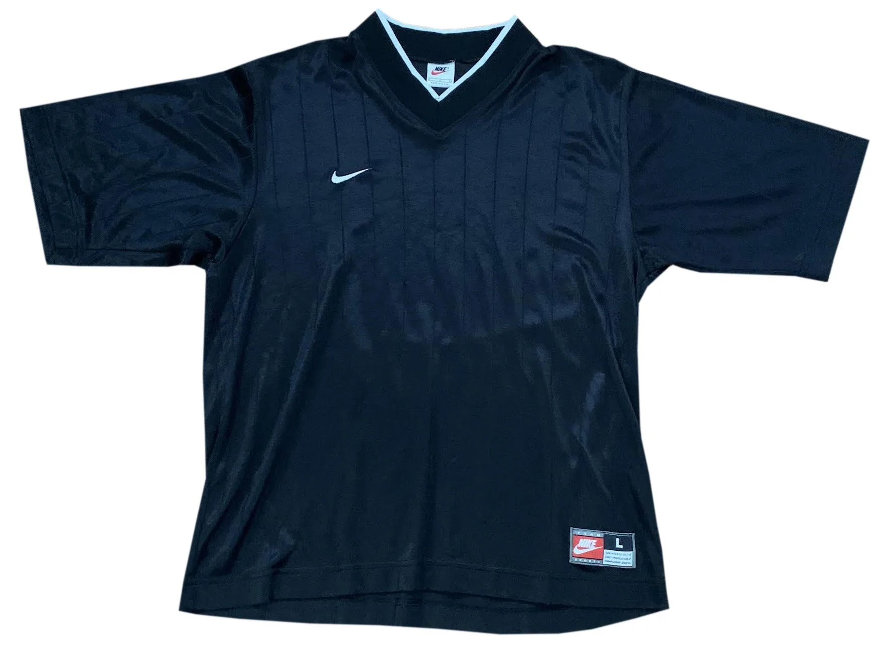 トップス Nike Quilmes soccer uniform BLACK Vintage Quilmes Olympus Home 1998 Black Soccer Jersey Sz M